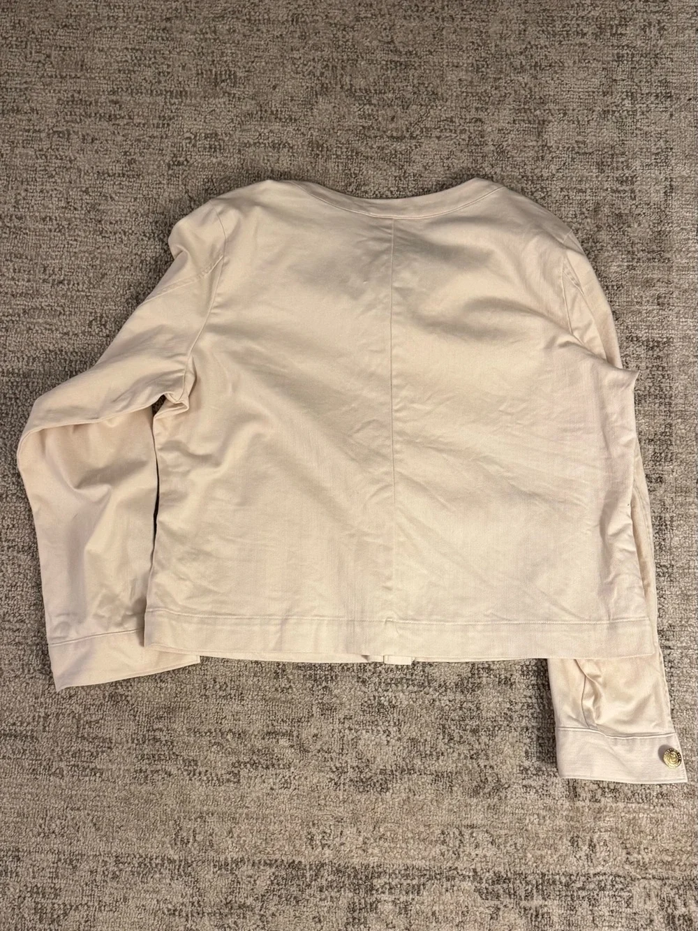 Spartina 449 Kinsley Denim Jacket – Shell/Off-White | Size XL
